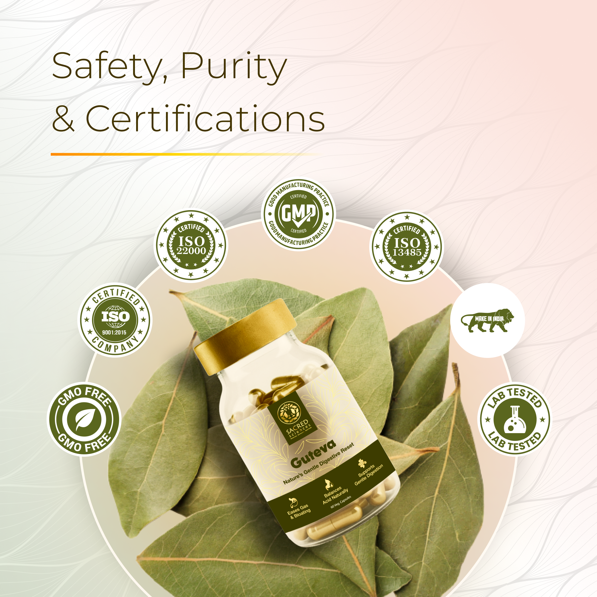 safety, purity and certifications